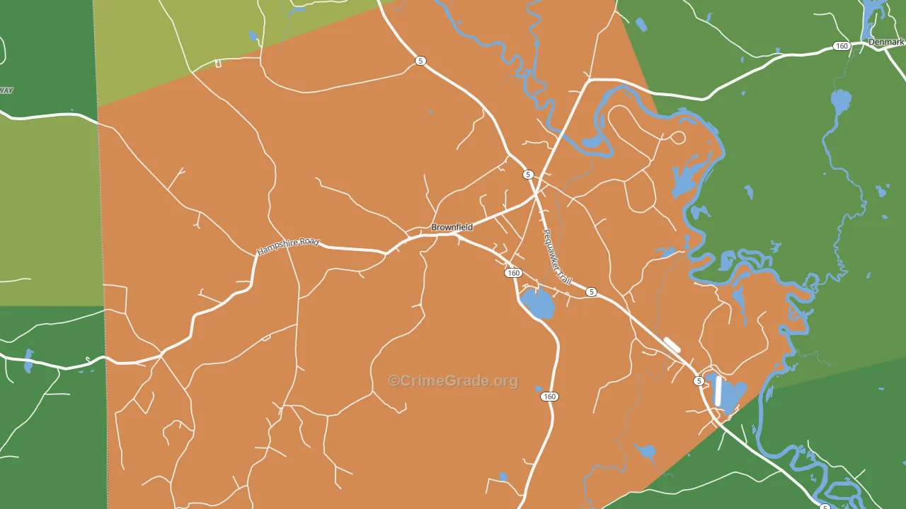 04010, ME Map of Vehicle Theft Rates
