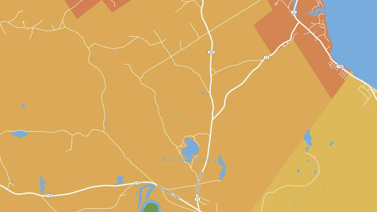 04024, ME Map of Vehicle Theft Rates