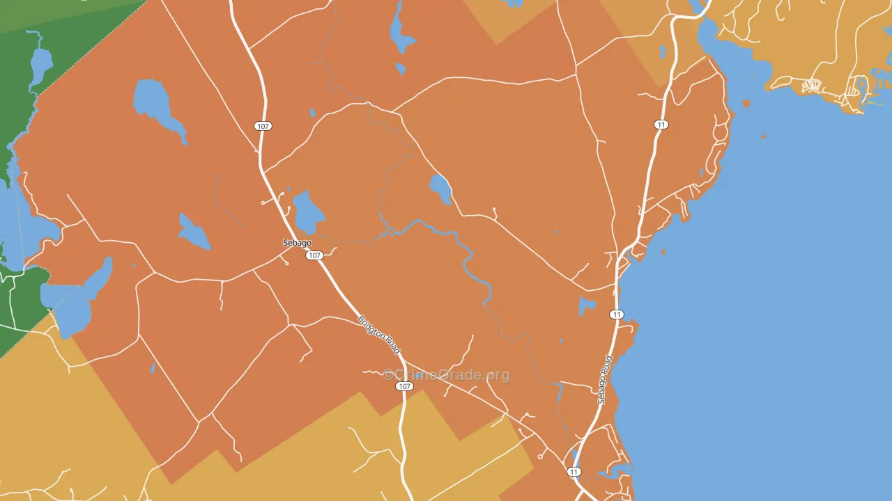 04029, ME Map of Vehicle Theft Rates