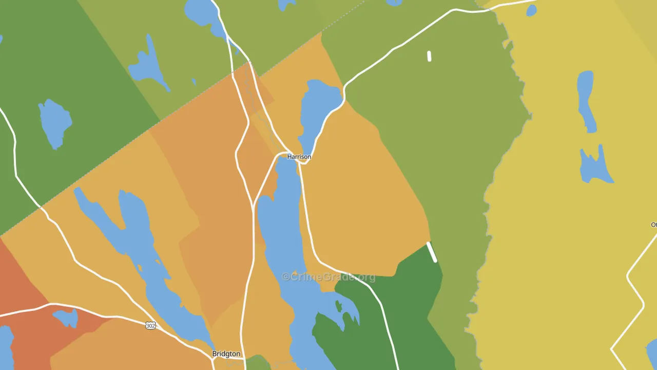 04040, ME Map of Vehicle Theft Rates