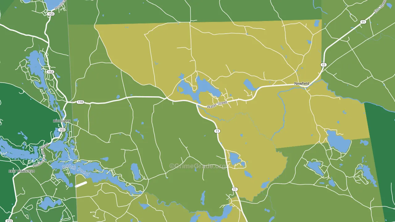 04095, ME Map of Vehicle Theft Rates