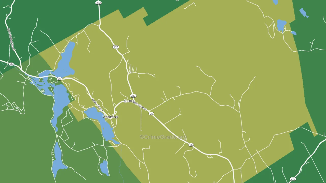 04219, ME Map of Vehicle Theft Rates