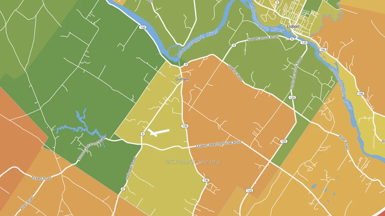 04222, ME Map of Vehicle Theft Rates