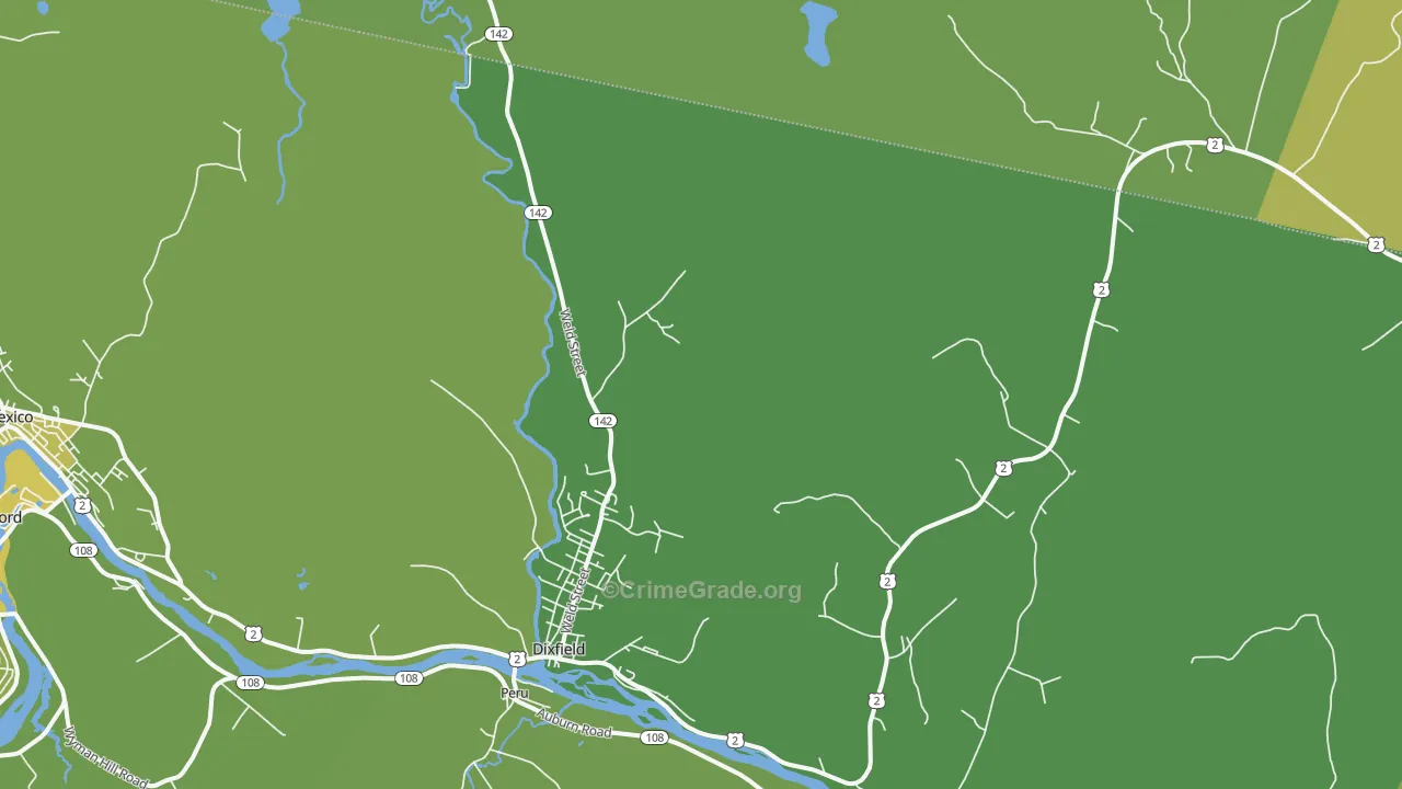 04224, ME Map of Vehicle Theft Rates