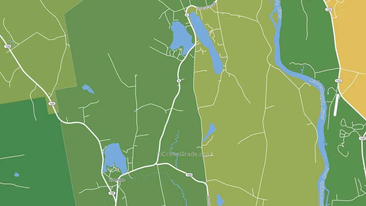 04253, ME Map of Vehicle Theft Rates