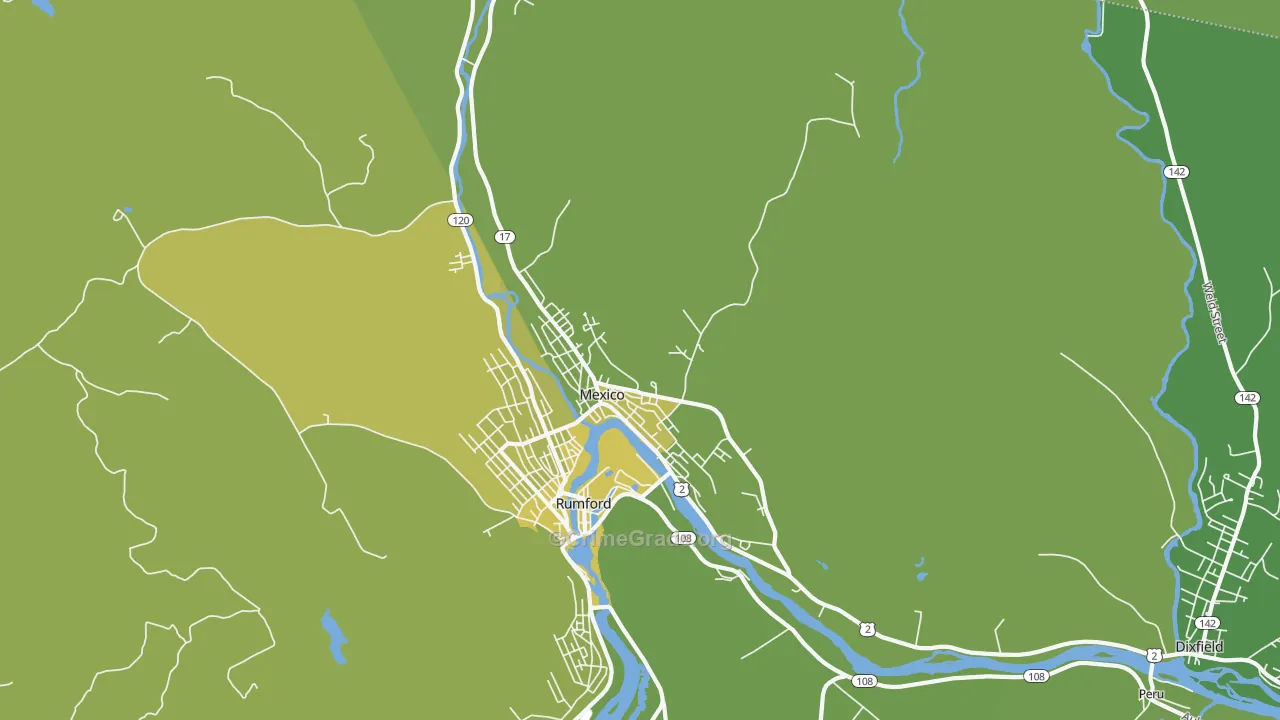 04257, ME Map of Vehicle Theft Rates