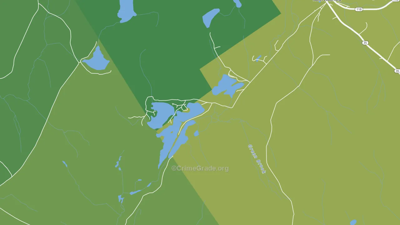 04267, ME Map of Vehicle Theft Rates