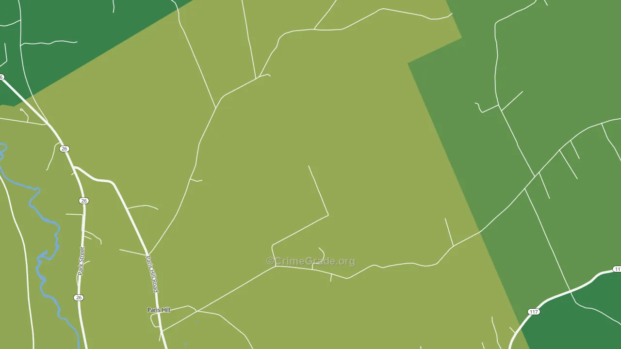 04271, ME Map of Vehicle Theft Rates