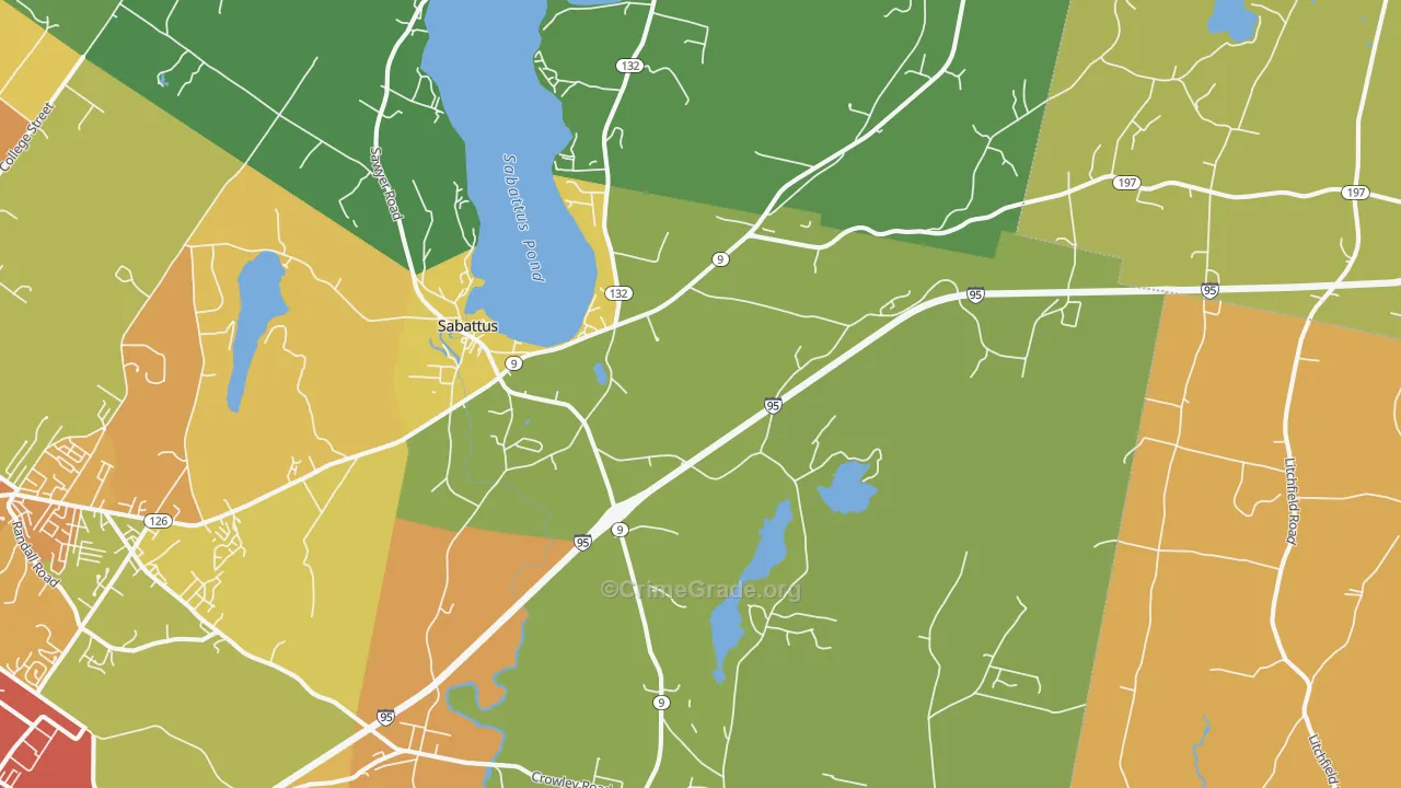 04280, ME Map of Vehicle Theft Rates