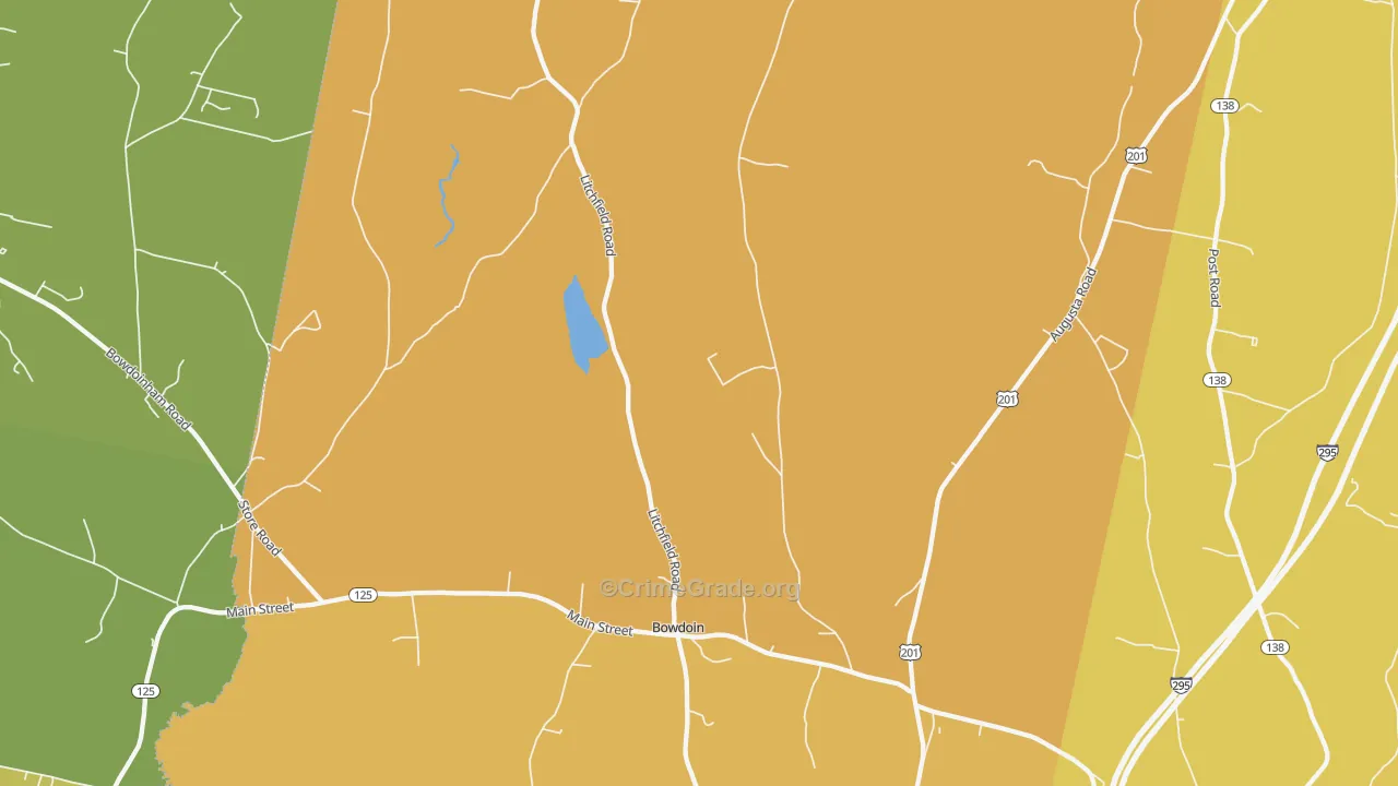 04287, ME Map of Vehicle Theft Rates