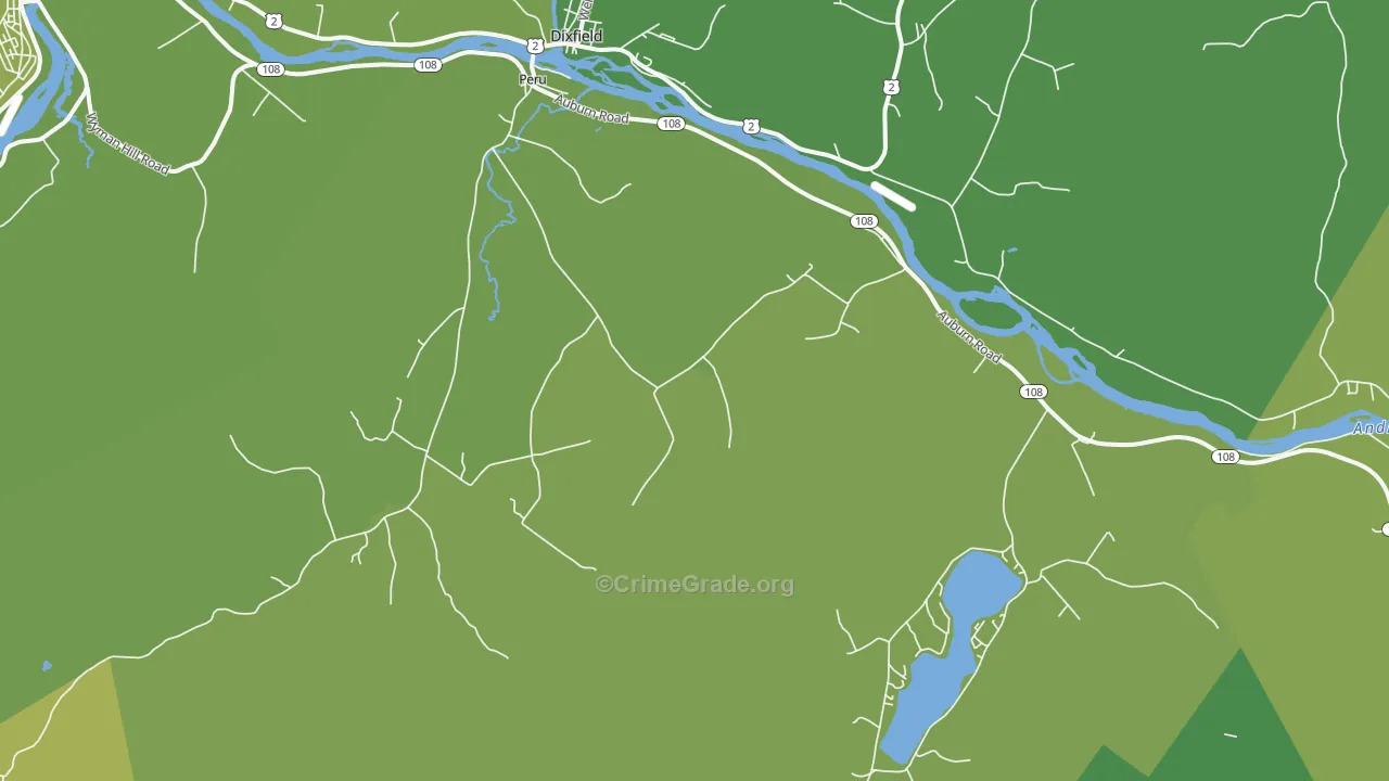 04290, ME Map of Vehicle Theft Rates