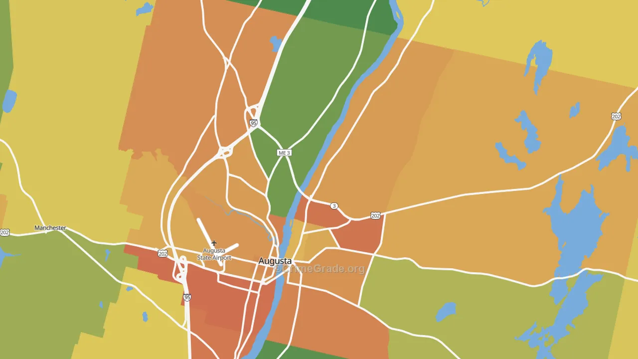 04330, ME Map of Vehicle Theft Rates