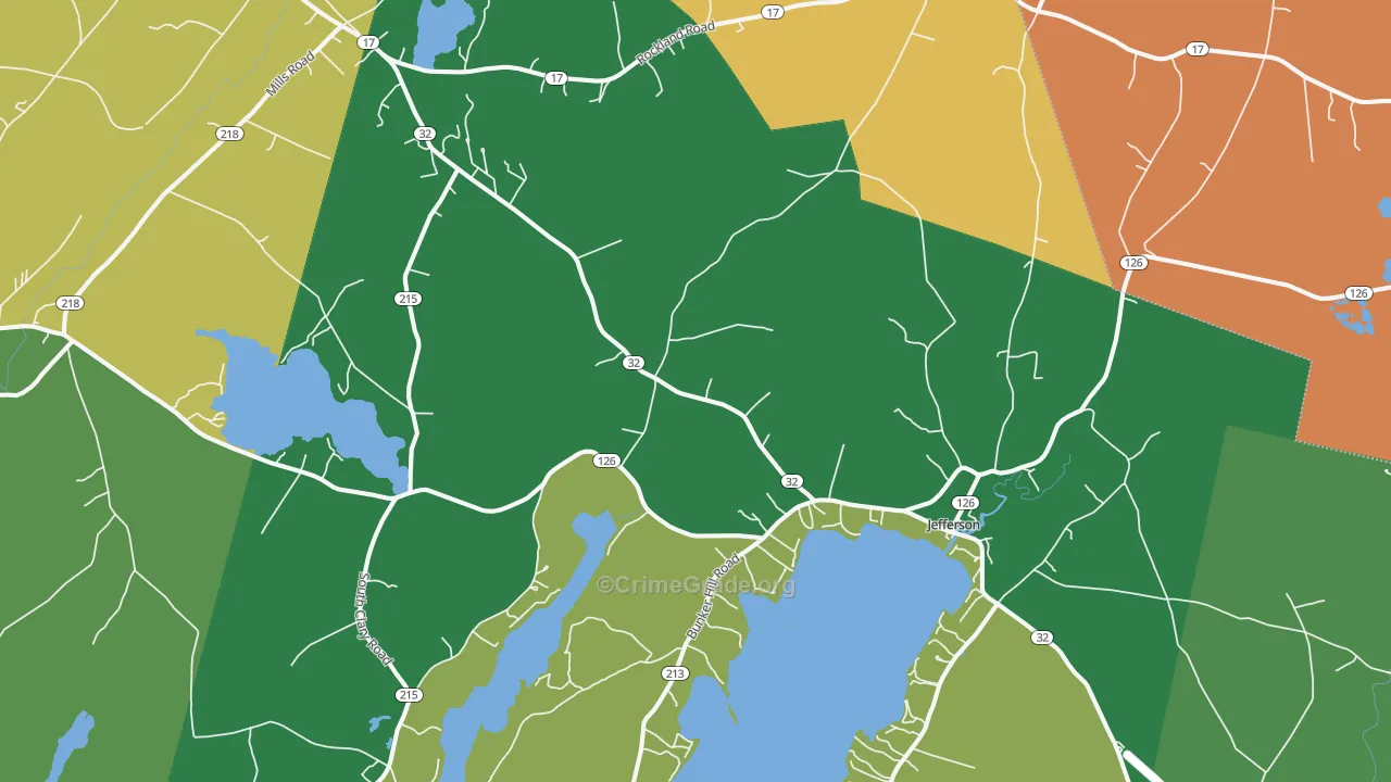 04348, ME Map of Vehicle Theft Rates