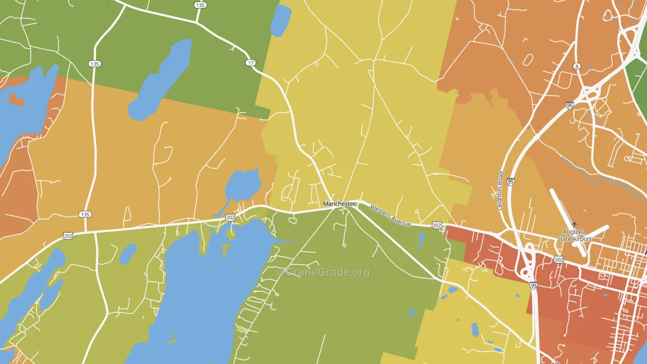 04351, ME Map of Vehicle Theft Rates