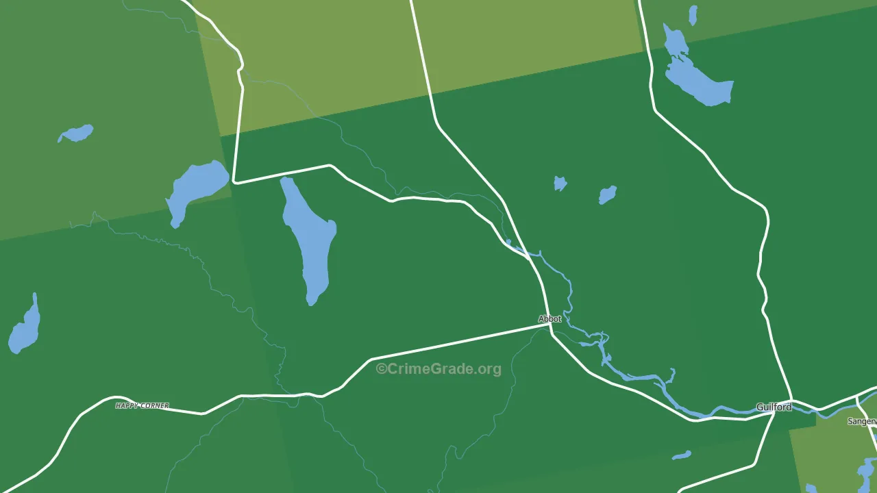 04406, ME Map of Vehicle Theft Rates
