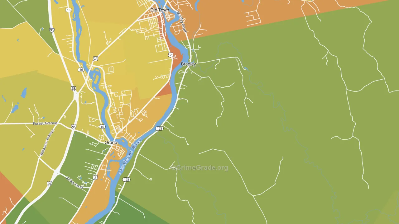 04411, ME Map of Vehicle Theft Rates