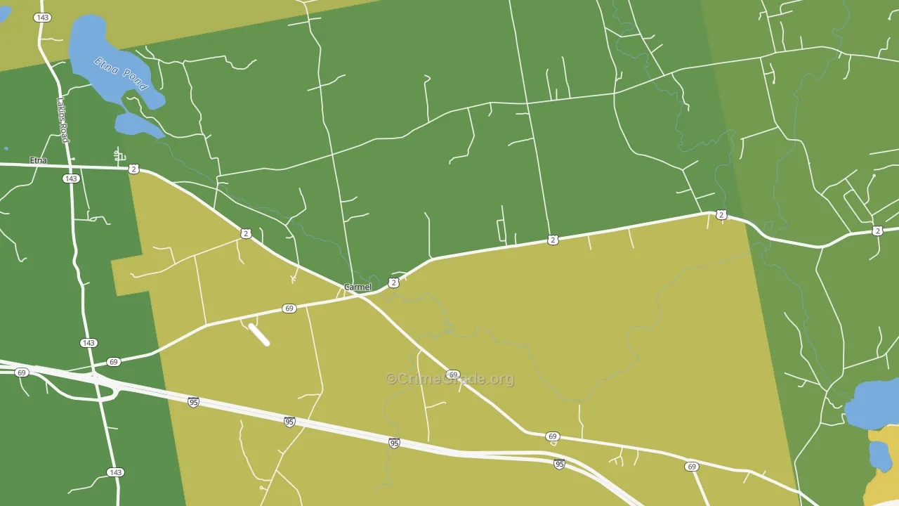 04419, ME Map of Vehicle Theft Rates