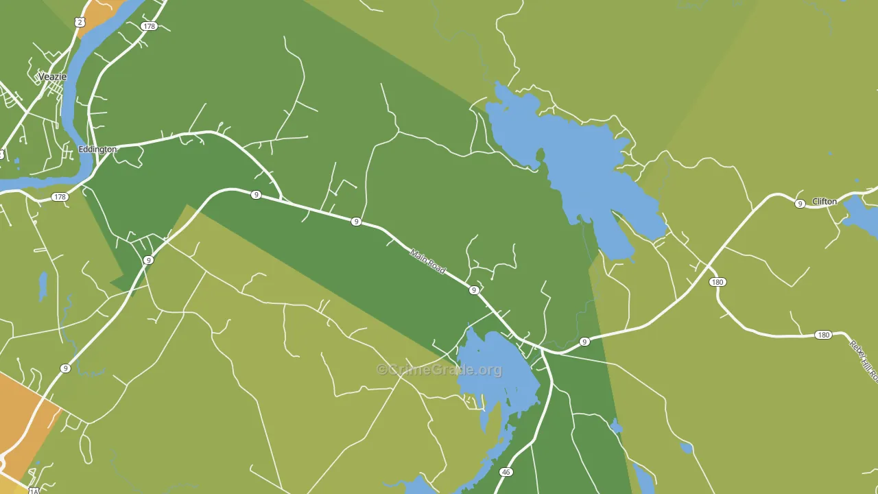 04428, ME Map of Vehicle Theft Rates