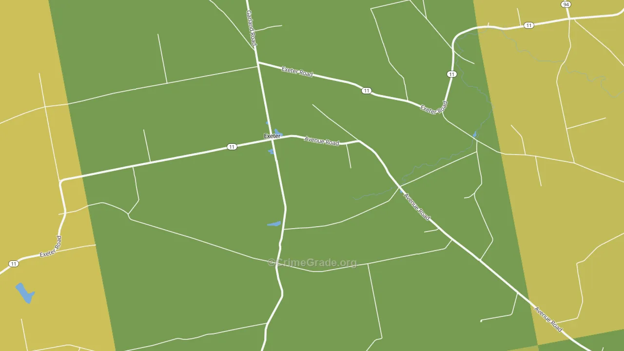 04435, ME Map of Vehicle Theft Rates