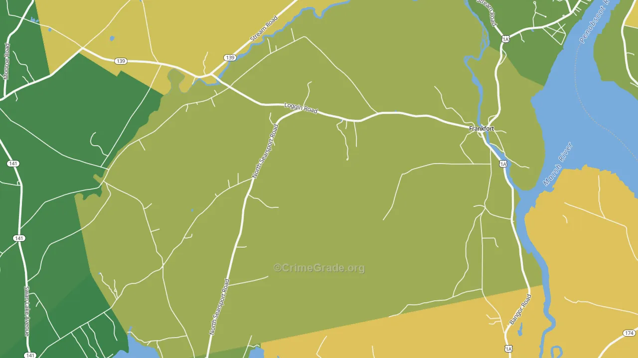 04438, ME Map of Vehicle Theft Rates
