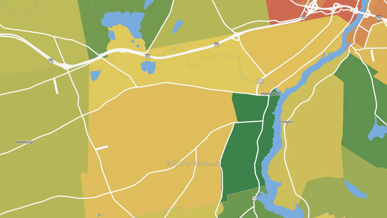 04444, ME Map of Vehicle Theft Rates