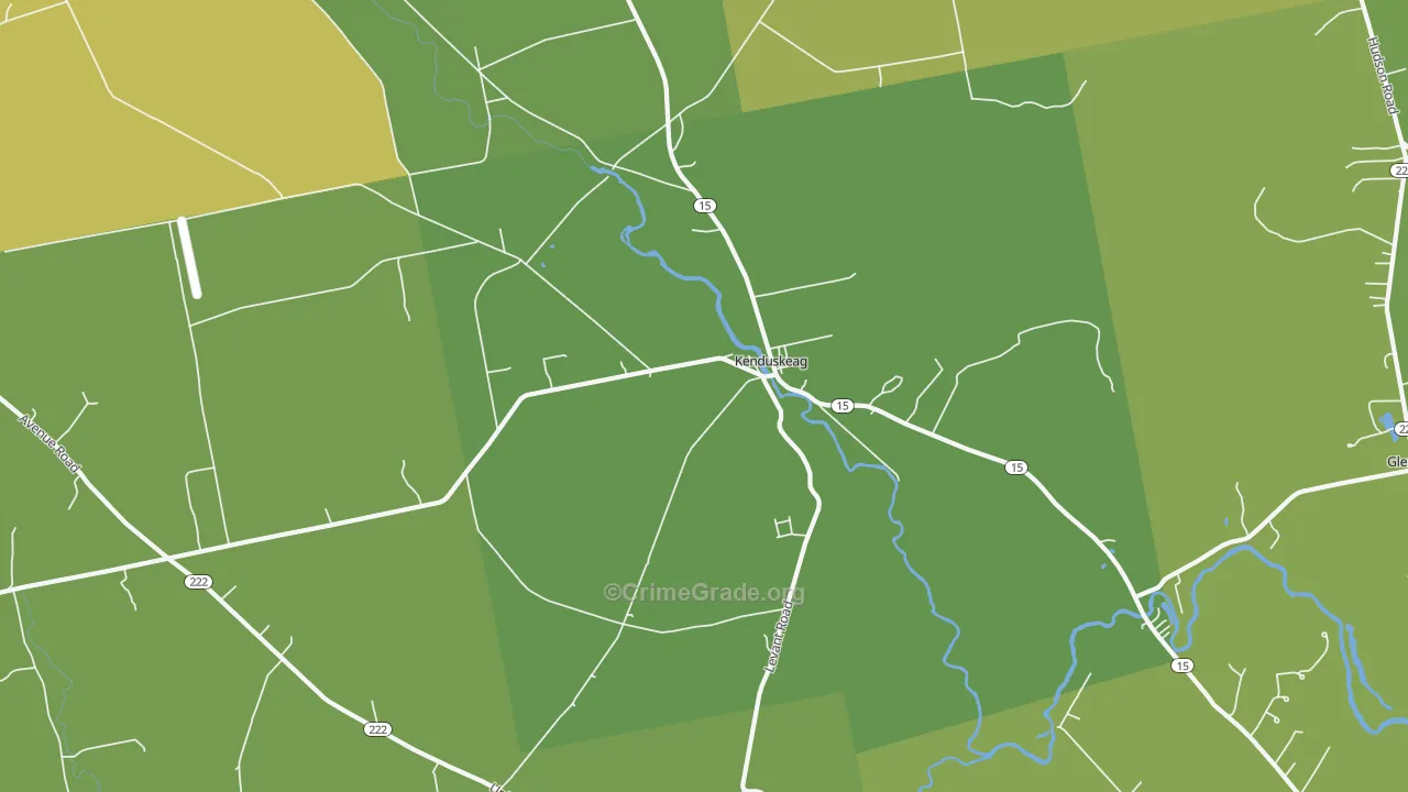 04450, ME Map of Vehicle Theft Rates