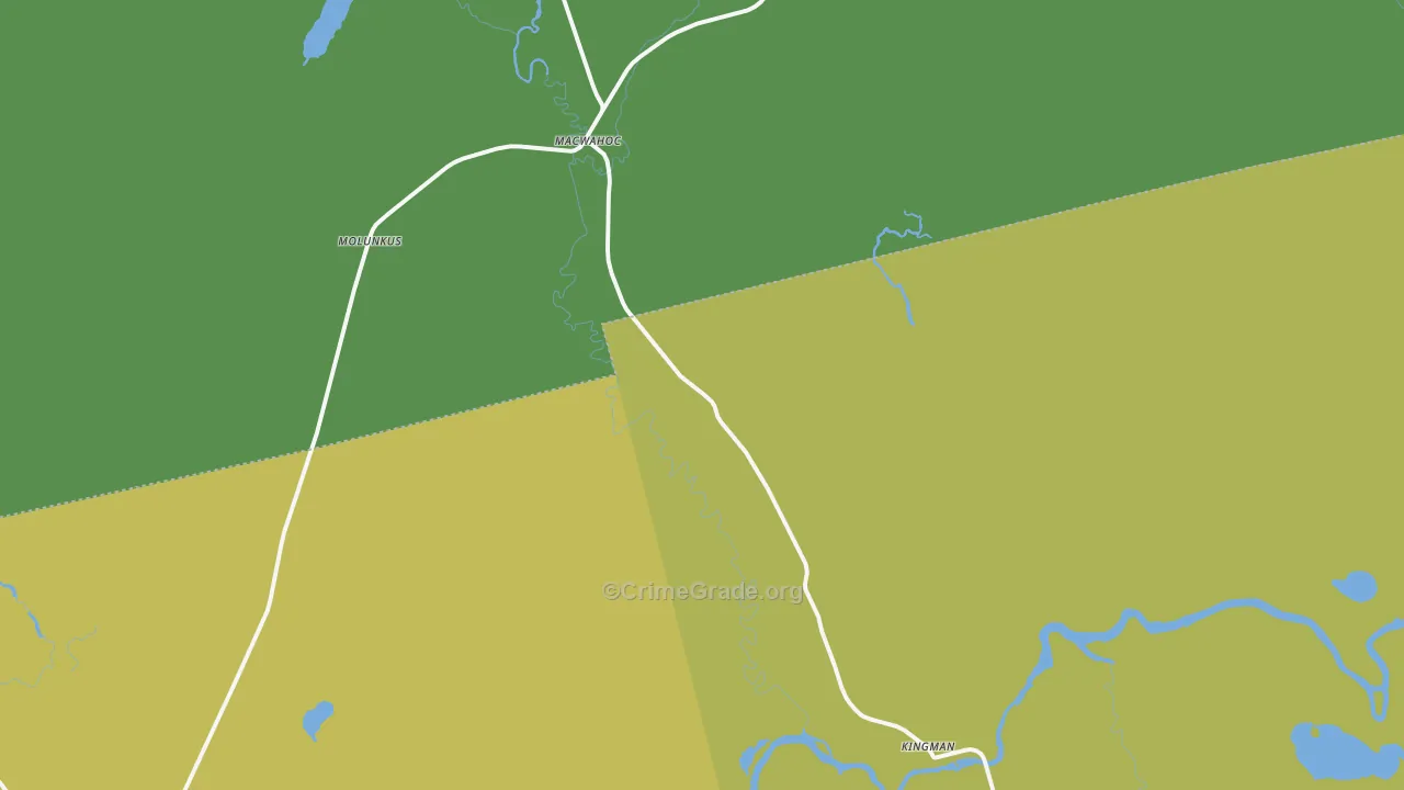 04451, ME Map of Vehicle Theft Rates