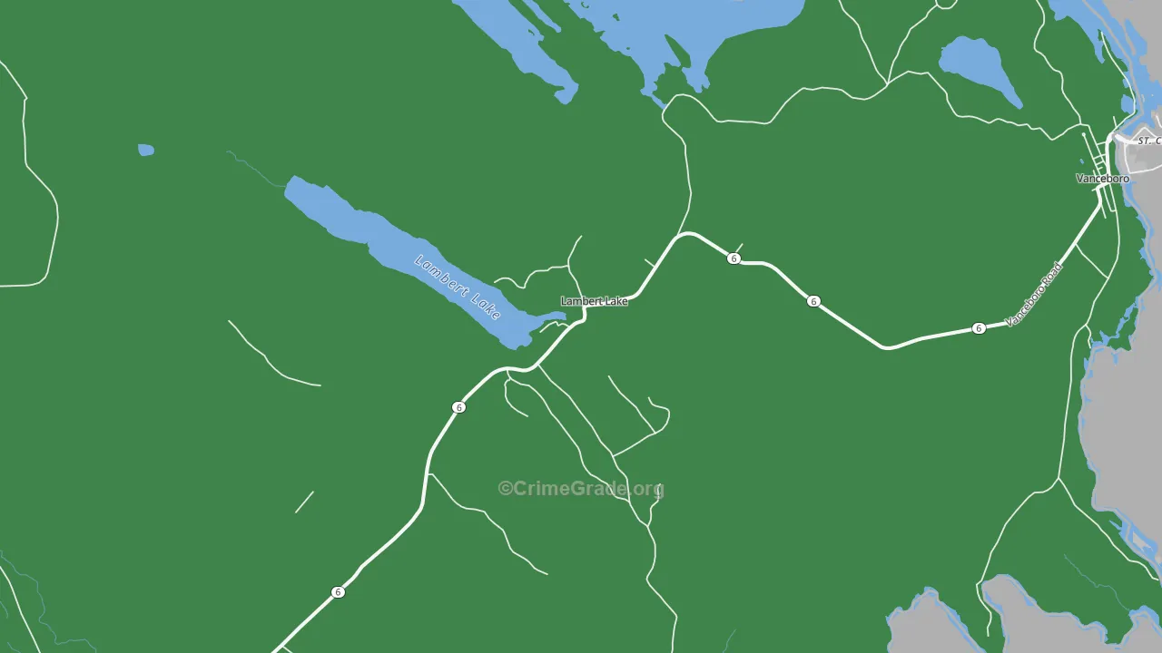04454, ME Map of Vehicle Theft Rates