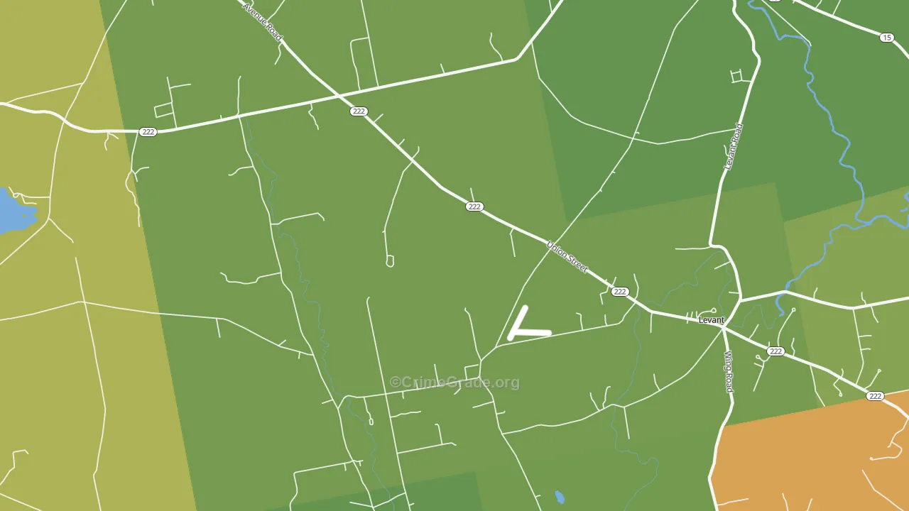 04456, ME Map of Vehicle Theft Rates
