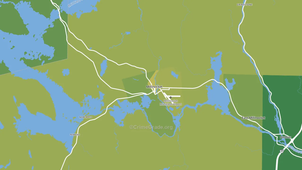 04462, ME Map of Vehicle Theft Rates