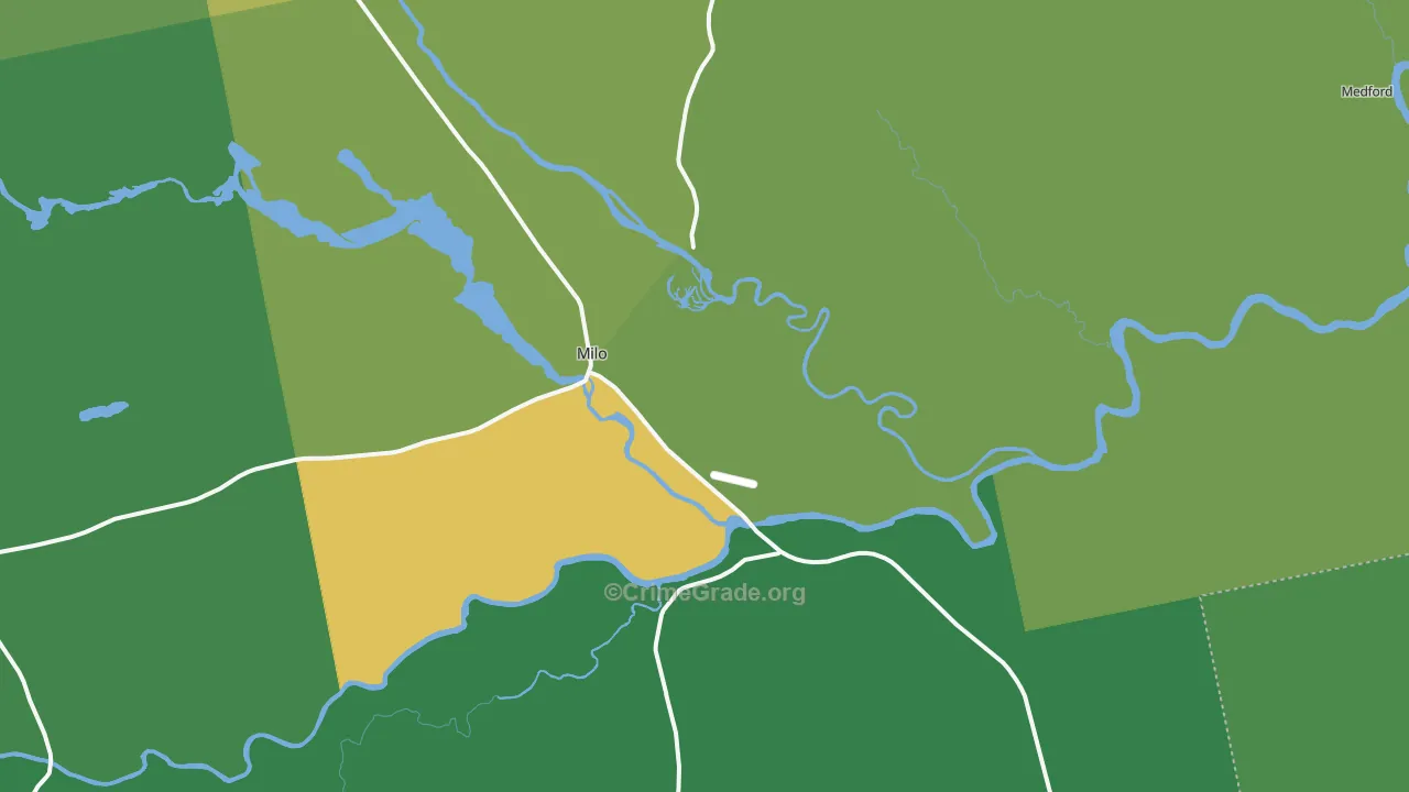 04463, ME Map of Vehicle Theft Rates