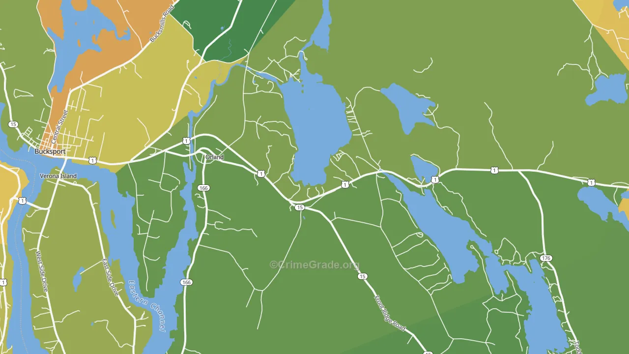 04472, ME Map of Vehicle Theft Rates