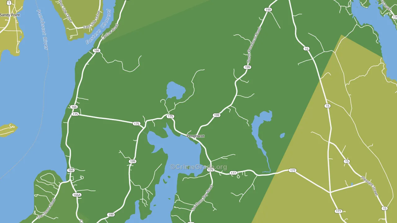 04476, ME Map of Vehicle Theft Rates