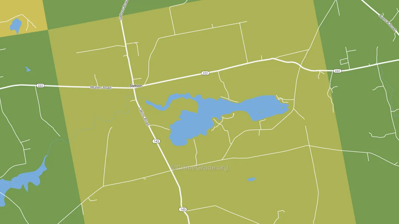 04488, ME Map of Vehicle Theft Rates