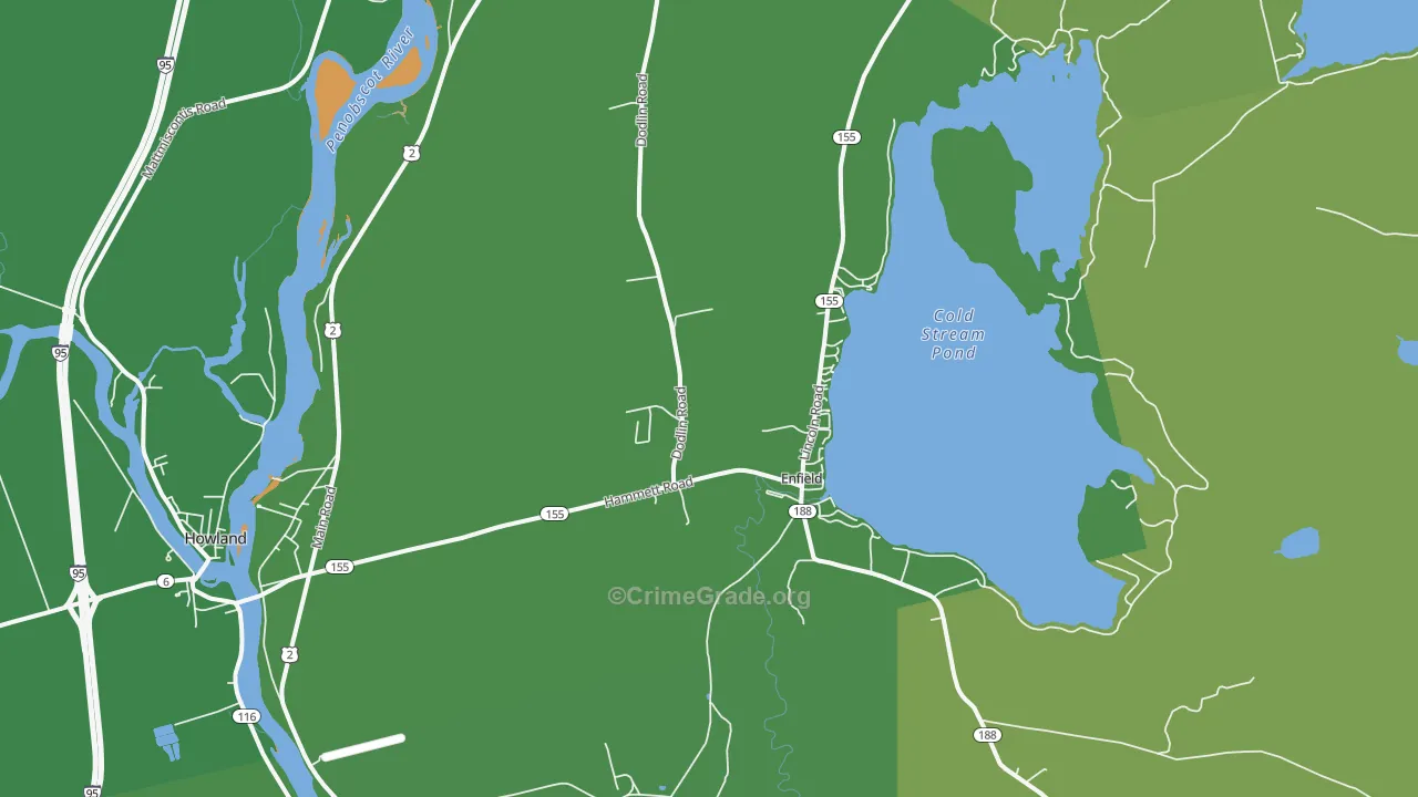 04493, ME Map of Vehicle Theft Rates