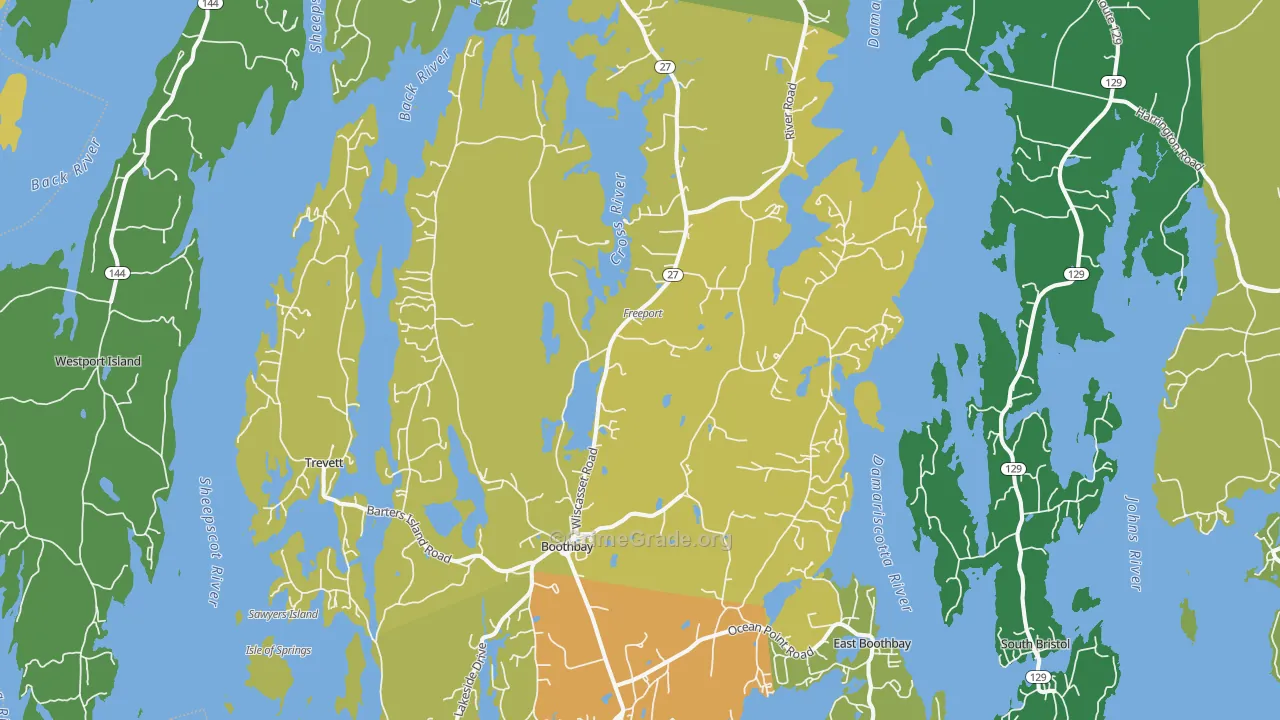 04537, ME Map of Vehicle Theft Rates