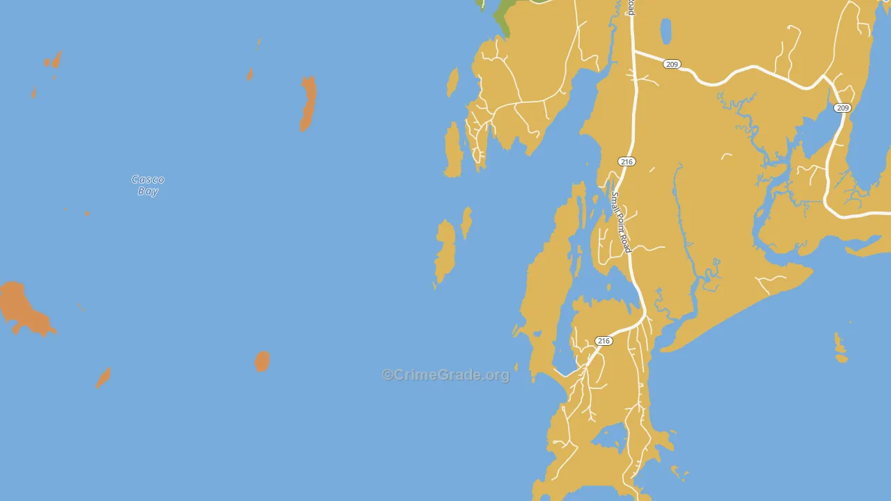 04565, ME Map of Vehicle Theft Rates