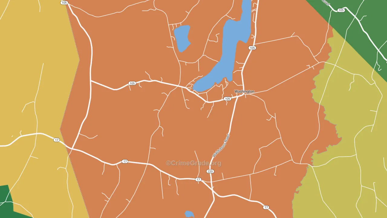 04574, ME Map of Vehicle Theft Rates