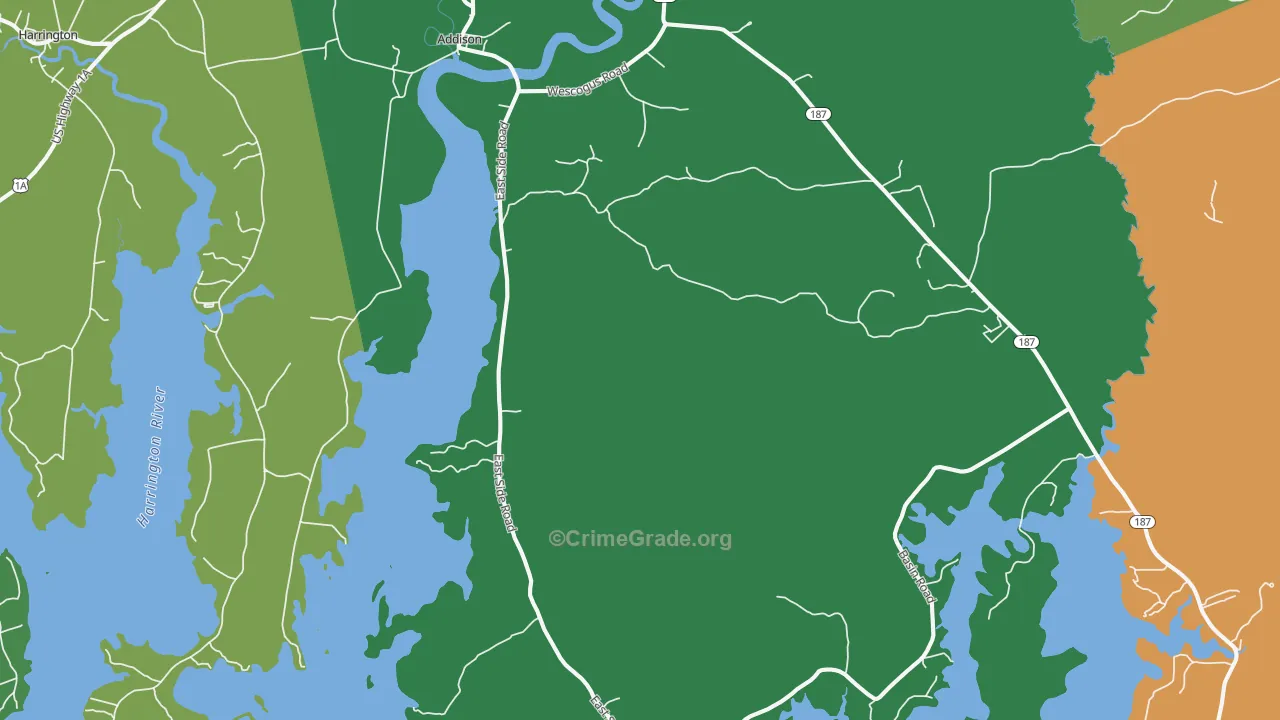 04606, ME Map of Vehicle Theft Rates