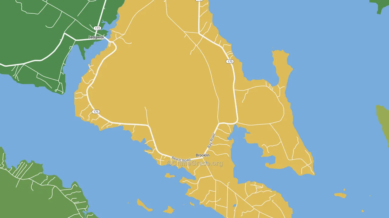 04616, ME Map of Vehicle Theft Rates