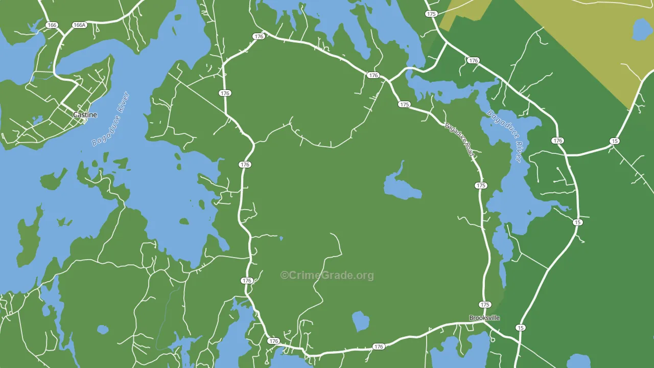 04617, ME Map of Vehicle Theft Rates