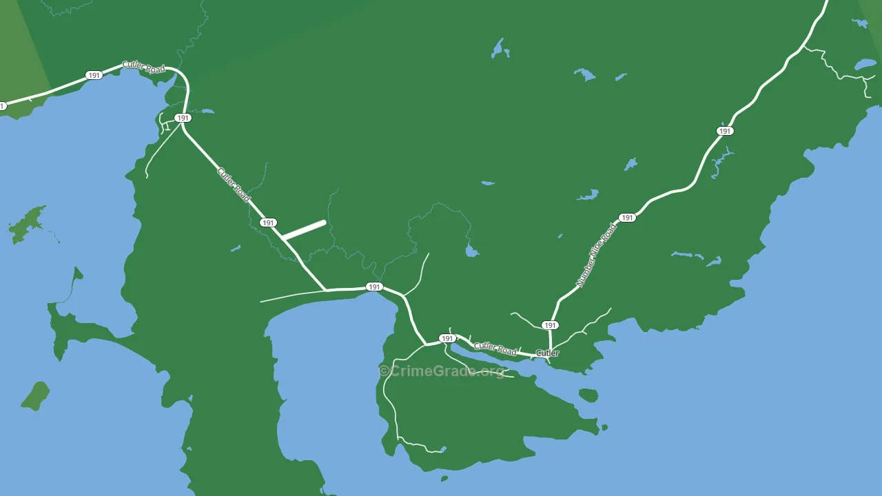 04626, ME Map of Vehicle Theft Rates