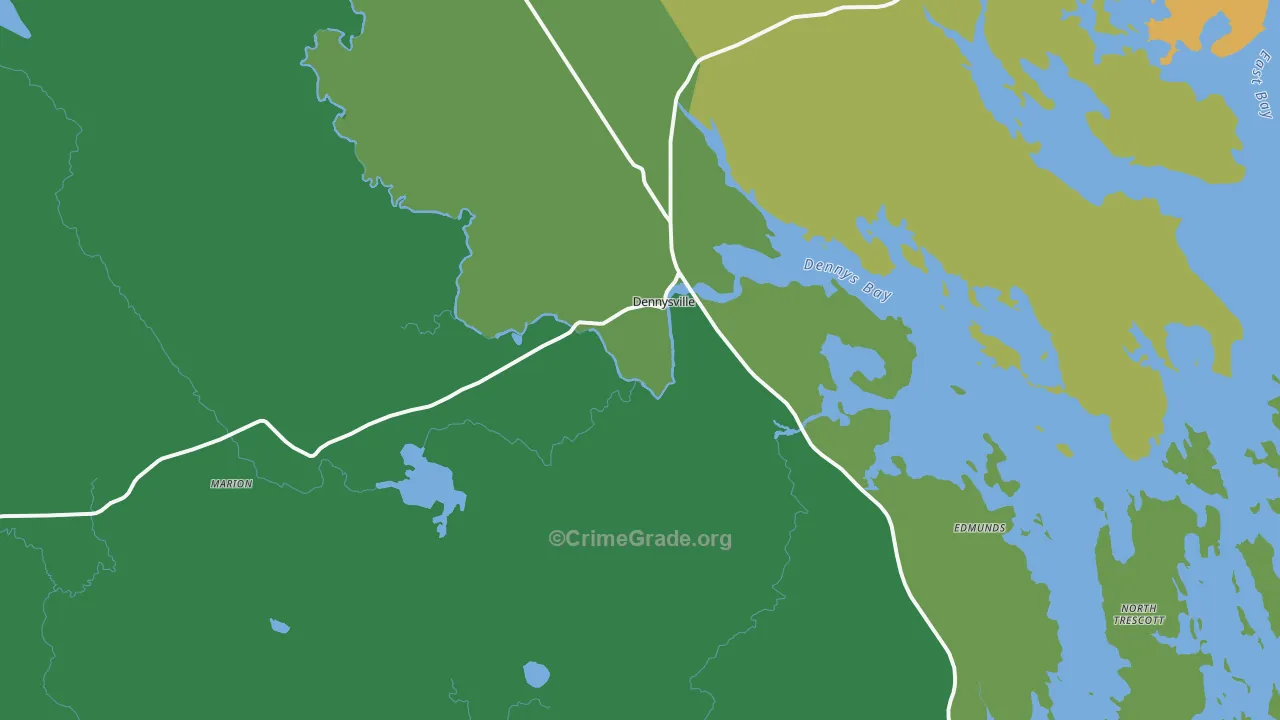 04628, ME Map of Vehicle Theft Rates