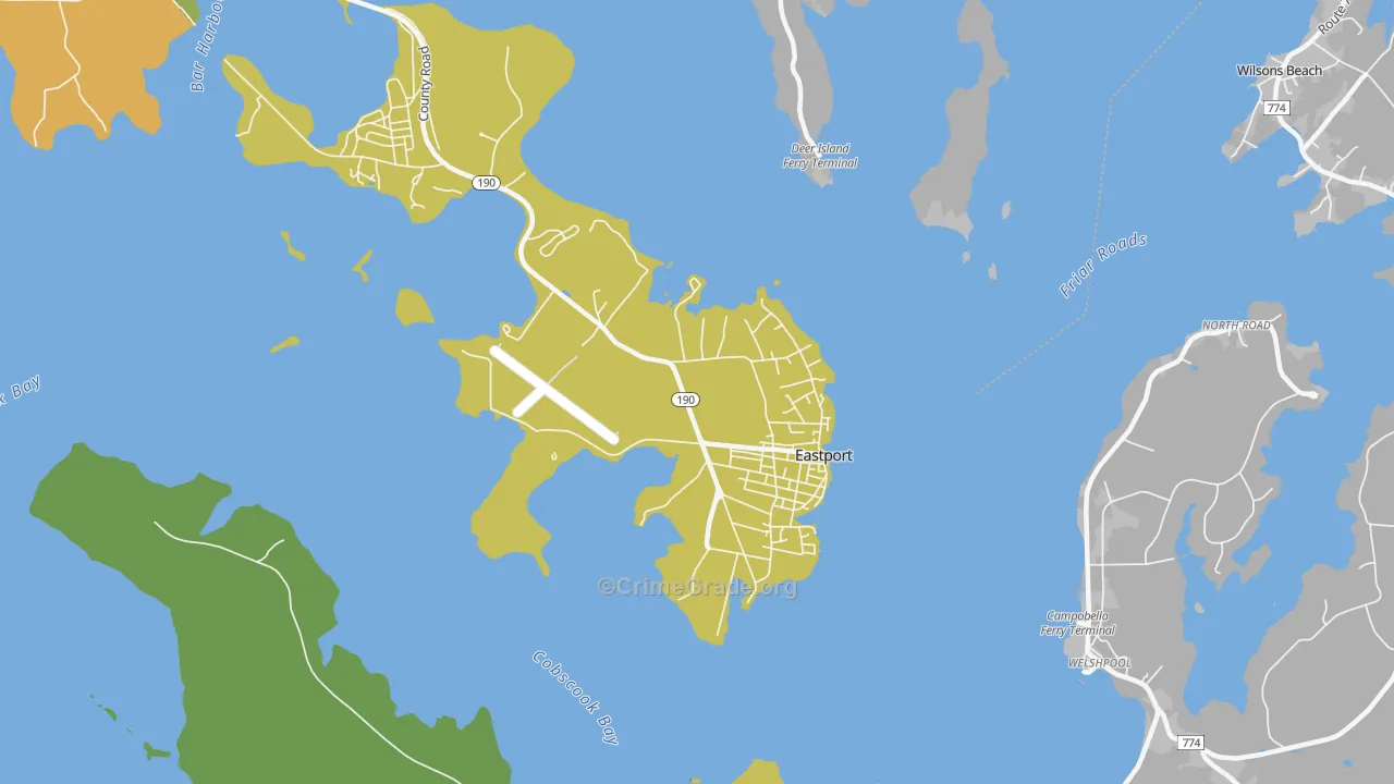 04631, ME Map of Vehicle Theft Rates
