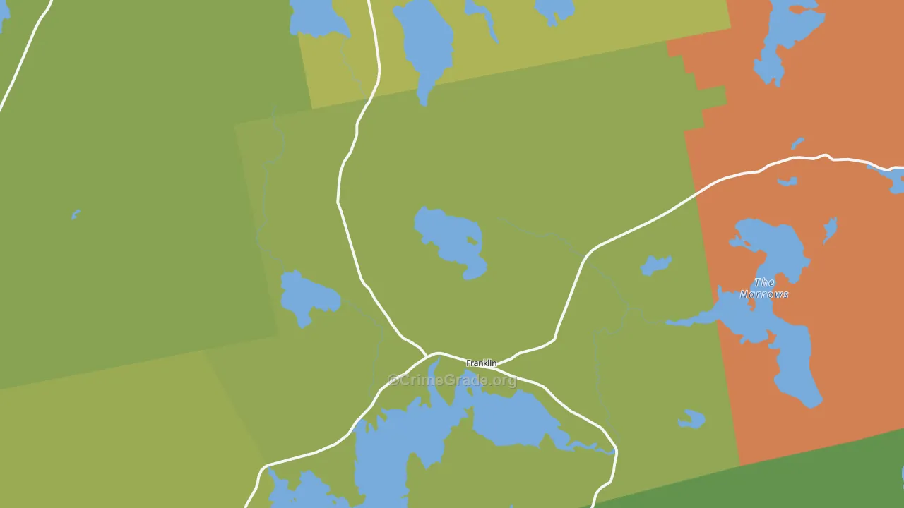 04634, ME Map of Vehicle Theft Rates