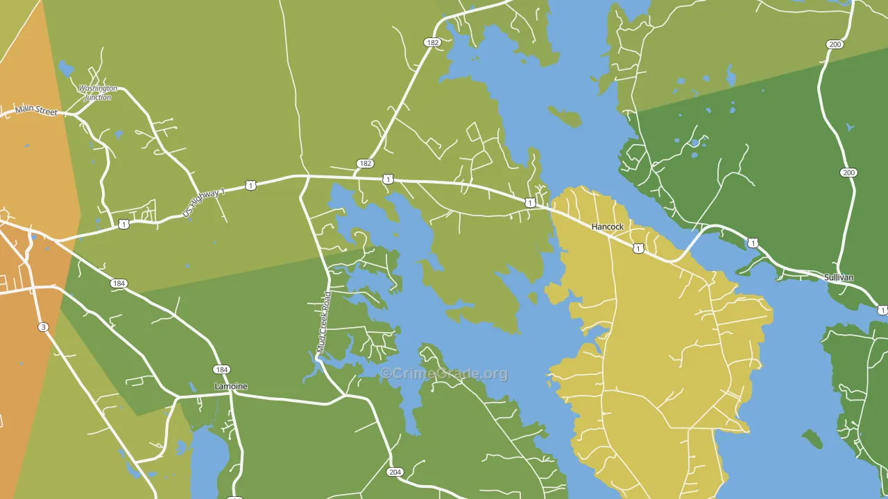 04640, ME Map of Vehicle Theft Rates