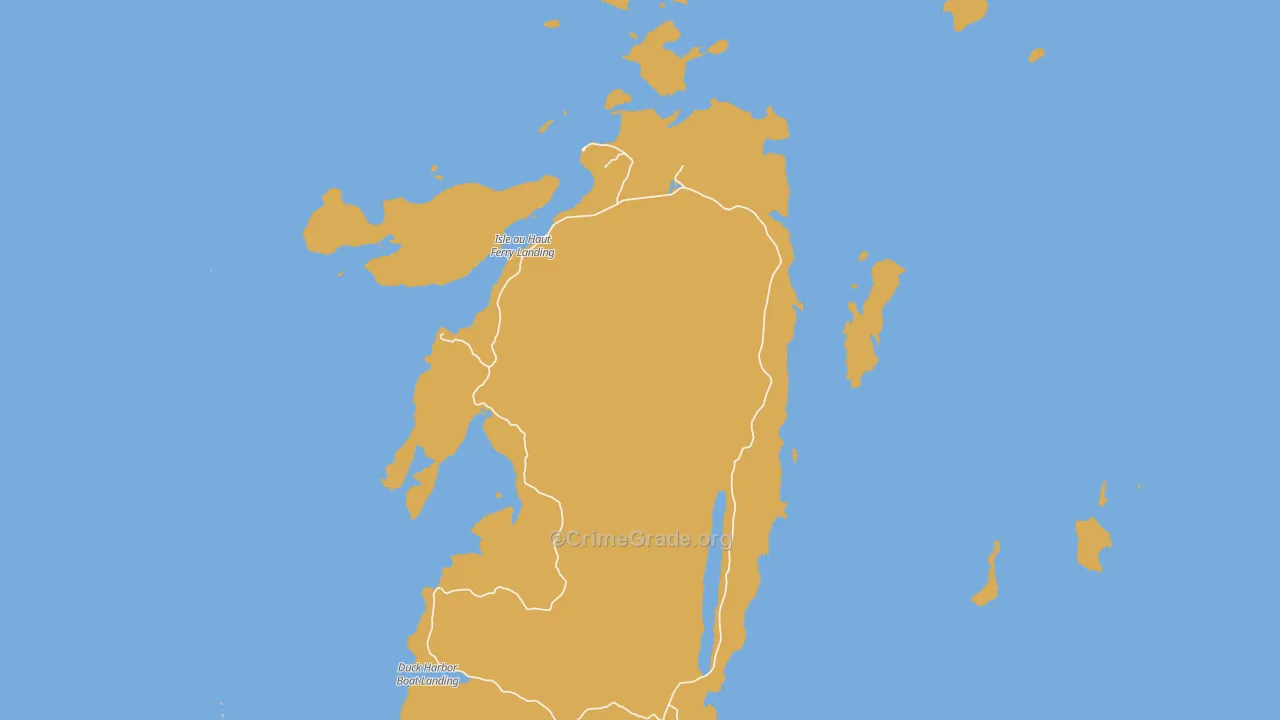 04645, ME Map of Vehicle Theft Rates