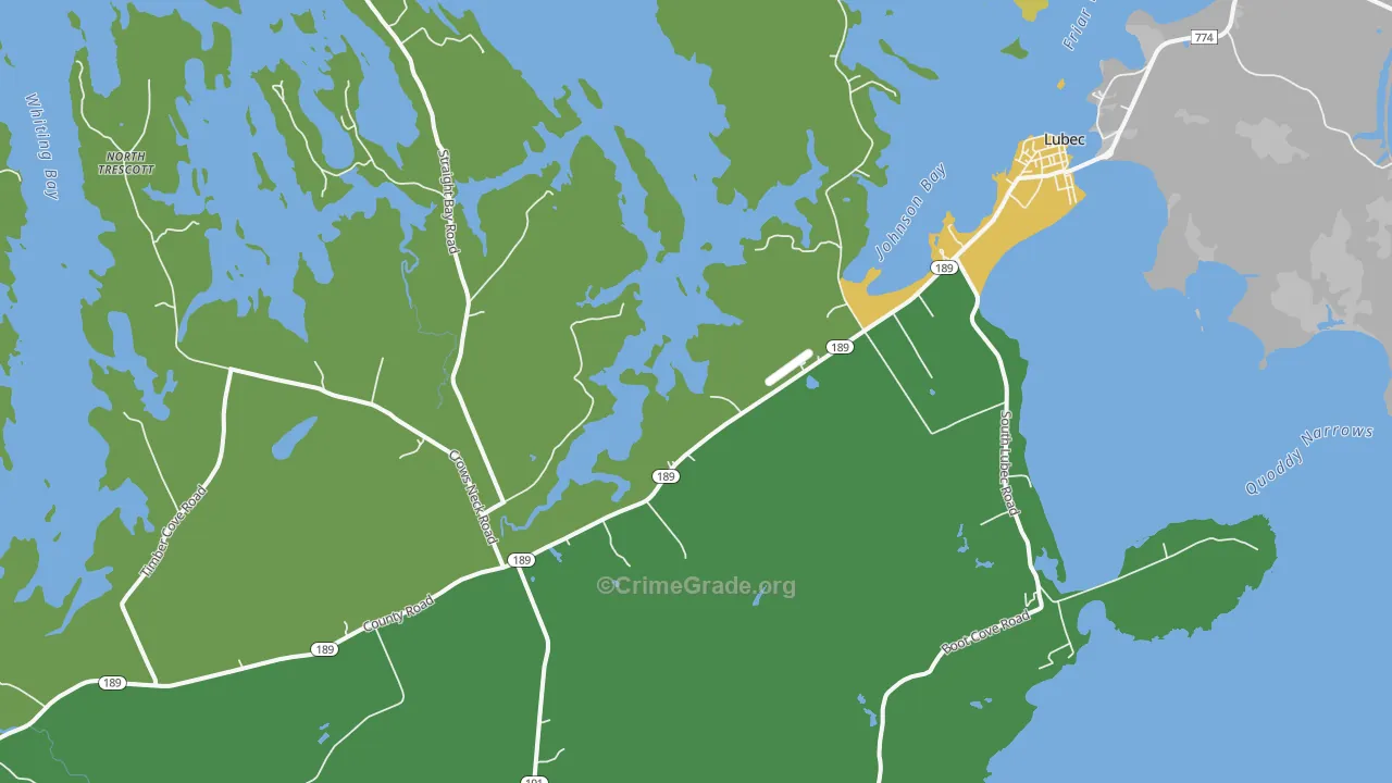 04652, ME Map of Vehicle Theft Rates