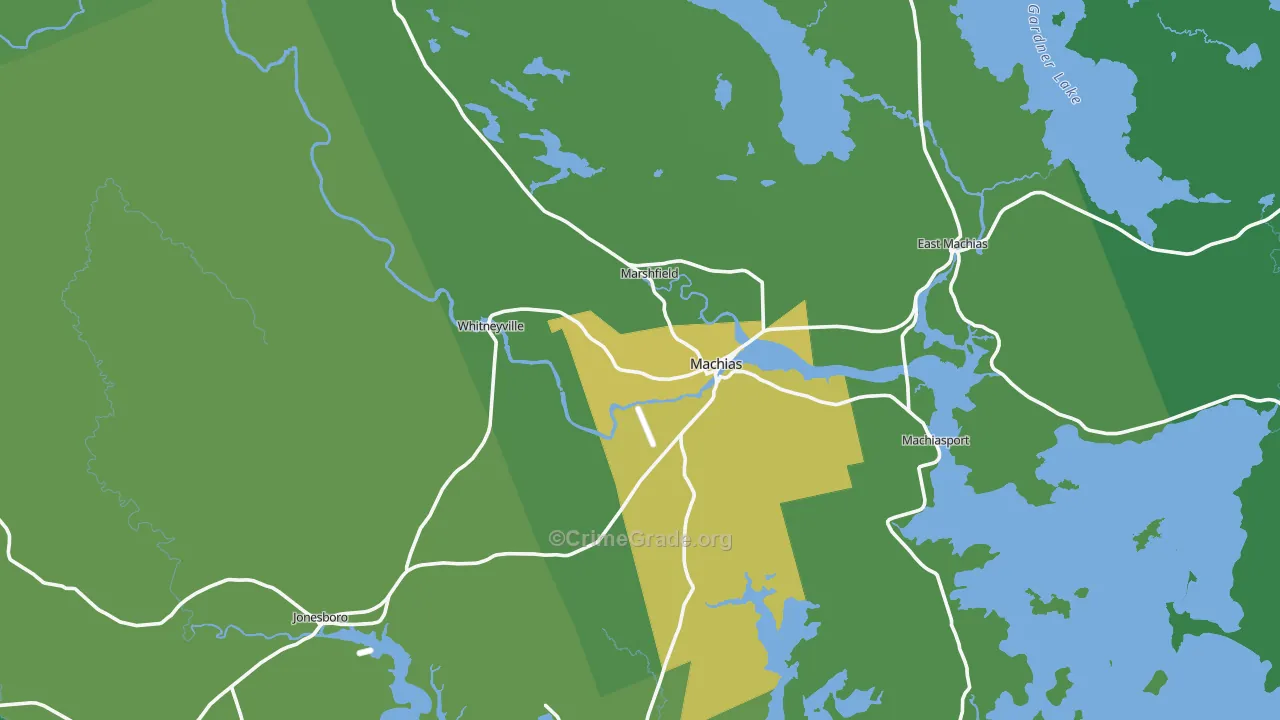 04654, ME Map of Vehicle Theft Rates