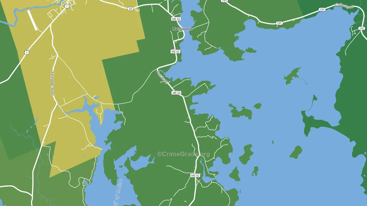 04655, ME Map of Vehicle Theft Rates